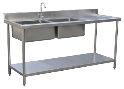 Double Sink with Table