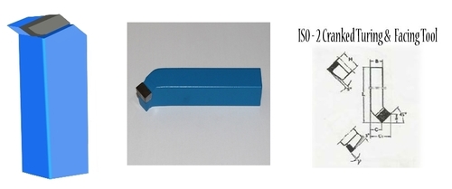 DIN 4972 Cranked Turning And Facing Tool