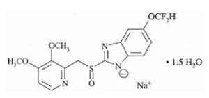 Sterile pantoprazole sodium