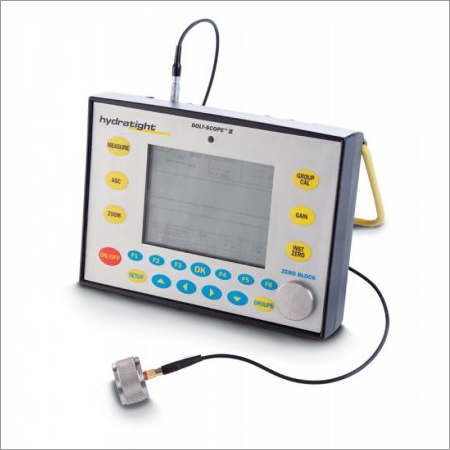 BOLTSCOPE II Bolt Load Monitoring - Aluminum Alloy, 20x15x5 cm, 0-100kN | Accurate Tension, Load Measurement, Data Logging, LCD Display