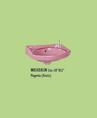 Magenta Rustic Wash Basin