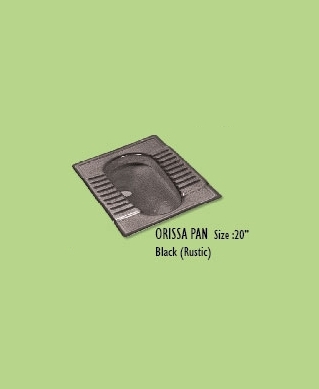 Black Rustic Orissa Pan