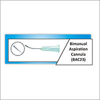 Bimanual Aspiration Cannula