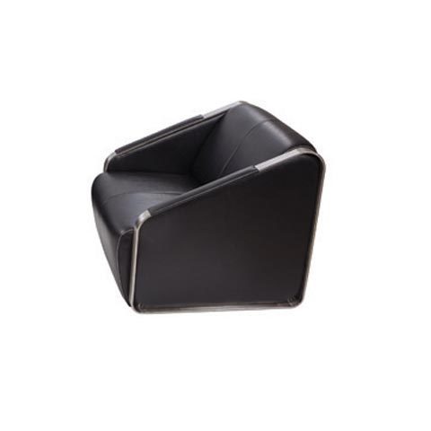 Glossy Black One Seater Sofa