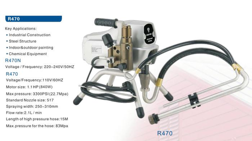 Coating Equipment Electric Airless Spray Painting Pump Spl R470