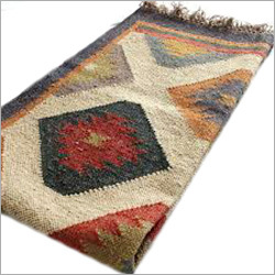 Handmade Carpet - Cotton, Square Shape, Antique Design | Air Ventilate, Easy to Clean, Fire-Resistant, Waterproof, Vintage Style, Hand Knotted