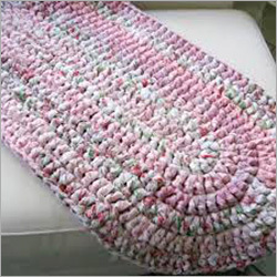 Cotton Striped Footboard Rugs