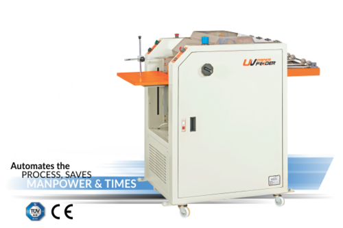 Cream And Orange Uv Paper Feeder