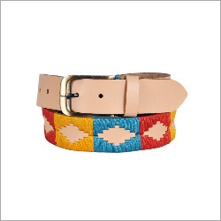 Stitched Leather Belts