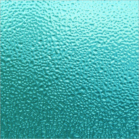 Dimpled Ice On Glass Texture Colorized Teal