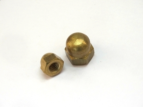 Brass Dome Nuts