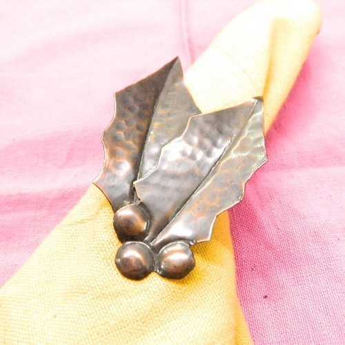 Napkin Ring Iron Bronze Antique