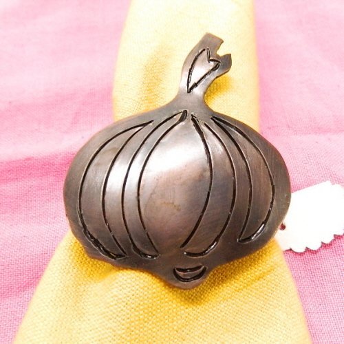 Napkin Ring Iron Onion