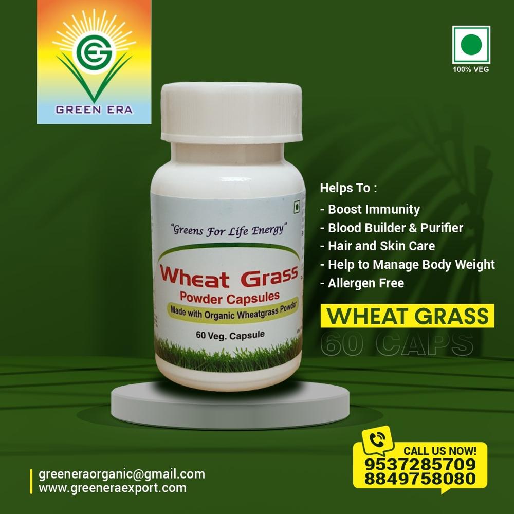 Wheat Grass 60 Capsule Bottle