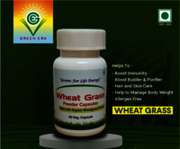 Wheat Grass 60 Capsule Bottle