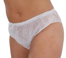 Disposable Soft Material Unisex Brief - Non Woven Cotton Compressed, 28-46 Inches Waist, White | Reliable, Durable, Soft, Skin Friendly