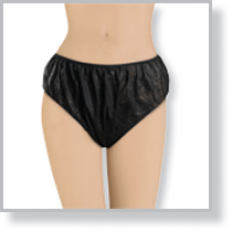 Disposable Black Unisex Brief - Non Woven, Waist Size 28-46 Inches | Comfortable, Durable, Skin Friendly, Suitable for Various Massages and Salons