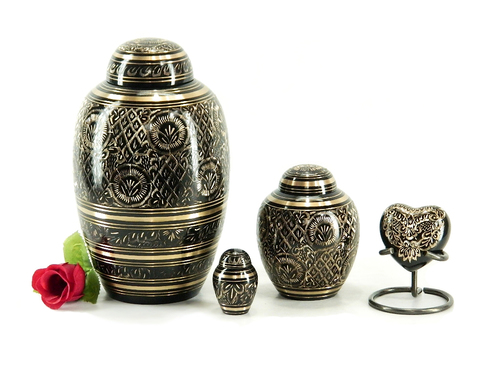 Brass Cremation Urns Radiance