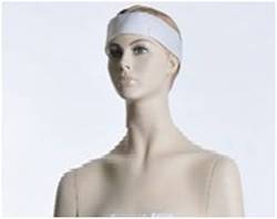 Disposable Facial Bands - Non Woven Material White Color | Comfortable Hygienic High Tear Resistance