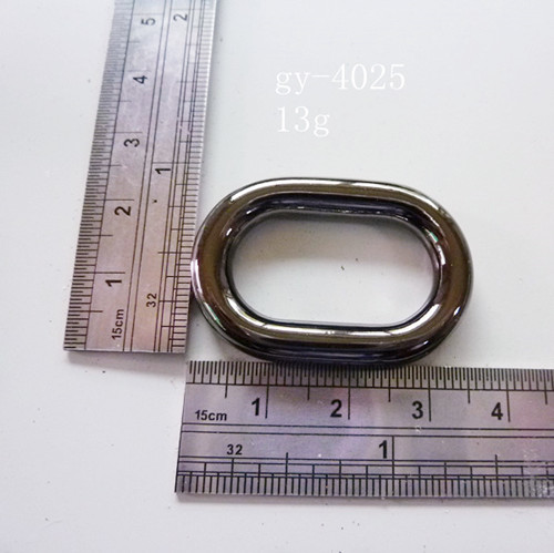 Hardware Fittings Oval Rings Gun Metal