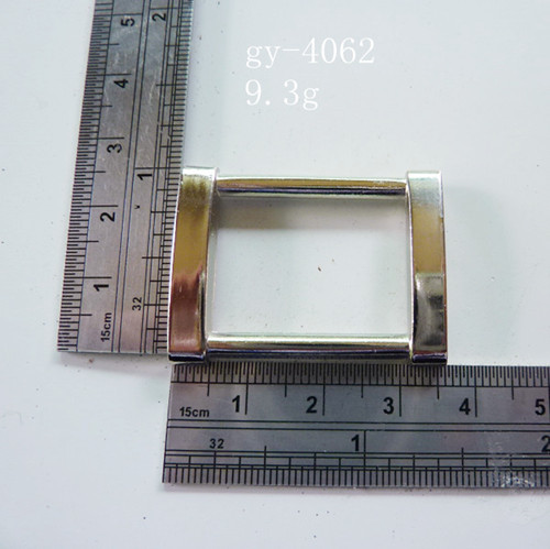 Italy Leather Goods Handcraft Metal Square Rings