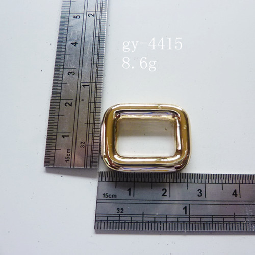 Light Gold Rings Square Ring Handbags Fittings