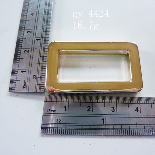 Gient Gold Square Ring Pale Gold Light Gold