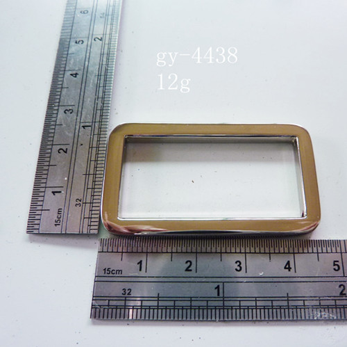 Square Ring 40Mm Nickel Purse Hardware Accessories