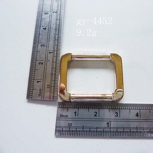 Gold Square Handbag Fittings Hardware Buckles