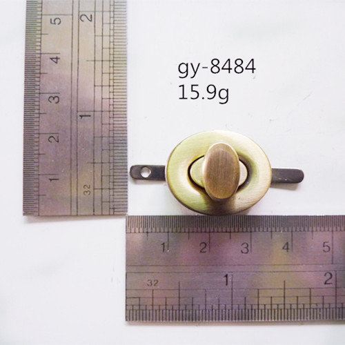 Antique Brush Twist Lock Handbags Good Quality