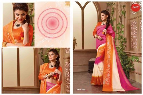 Designer printed saree