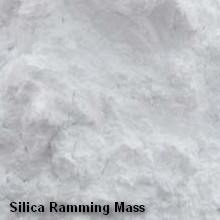 Silica Ramming Mass - Al2O3 0.3% Max, Fe2O3 0.2% Max, SiO2 99.8% Max | White Powder, Acidic Refractory for Induction Furnace Lining, Melting Point 3274Â°F