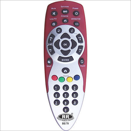 White And Red Set Top Box Remote Control