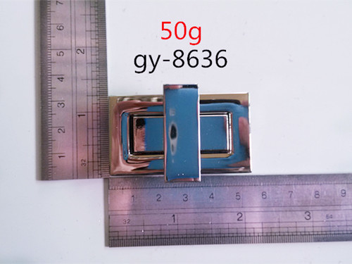 Square Twist Lock Nickel 5.5Cm