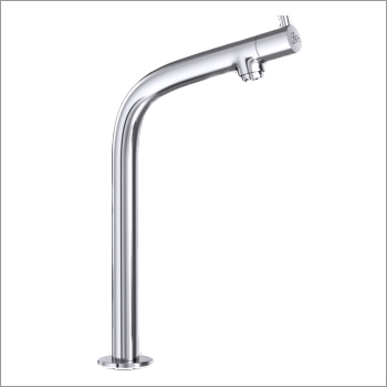 Brass High Neck Pillar Cock