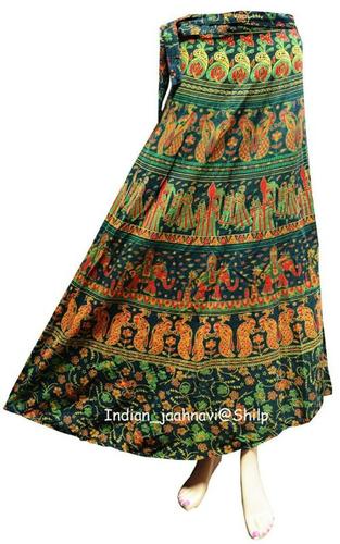 देवियों जयपुरी प्रिंट पोशाक