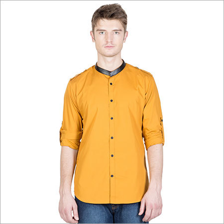 Gold Mens Casual Shirt