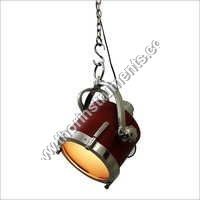 Industrial Wave Leather Nautical Pendant Lamp