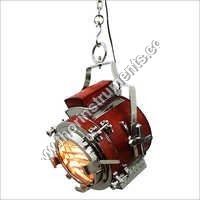 Hollywood Red Leather Pendant Lamp Ceiling Light