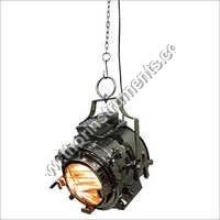 Modern Industrial Retro Nautical Chrome Pendant