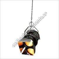 Retro Nautical Chrome Pendant Lamp Home Decor