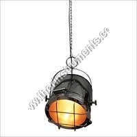 Vintage Decorative Chrome Pendant Lamp