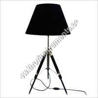 Vintage Black Tripod Table Lamp Shade Decorative