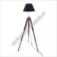 Designer Vintage Brown Tripod Floor Lamp Shade