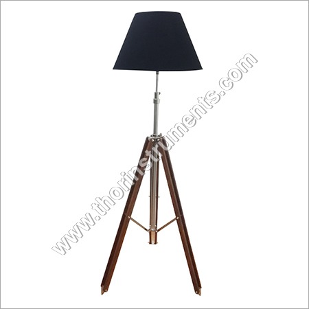 Authentic Design Vintage Tripod Floor Lamp Shade Power Source: Electric