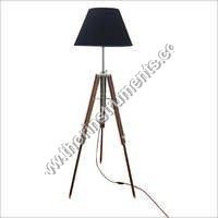 Retro Vintage Floor Tripod Black Lamp Shade Decor