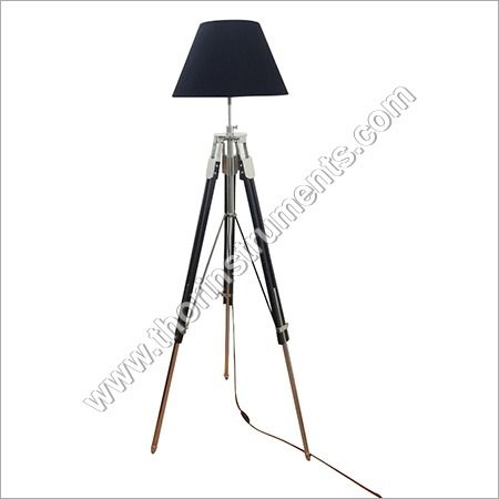 Beautiful Nautical Black Tripod Floor Lamp Shade