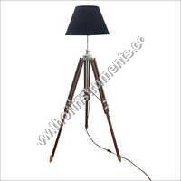 Beautiful Brown Wooden Nautical Tripod Floor Lamp