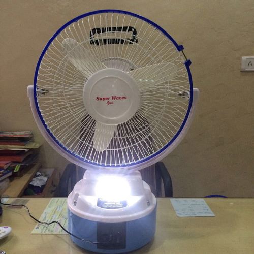 Brio DC Fan Inbuilt Battery With LED Light