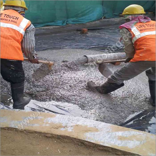 Protection Screed Over Waterproofing Work